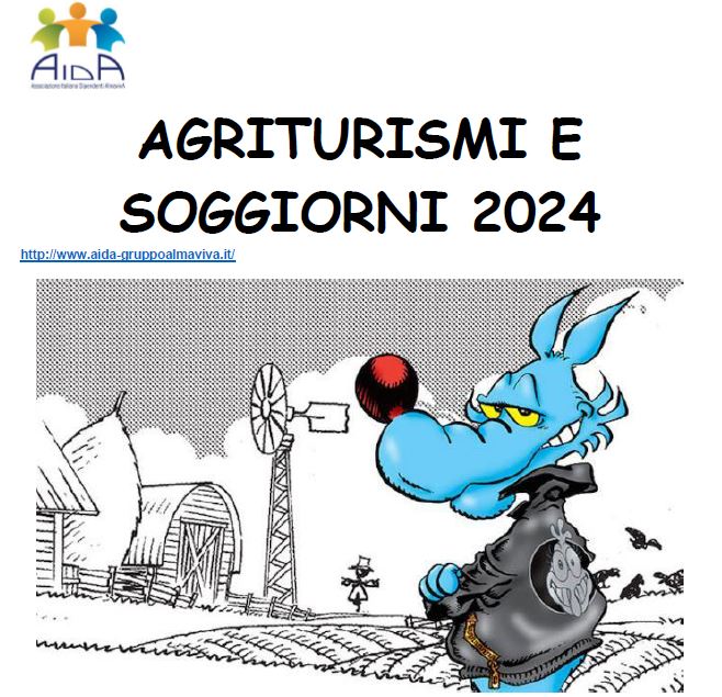 AGRITURISMI e SOGGIORNI – OFFERTE 2024